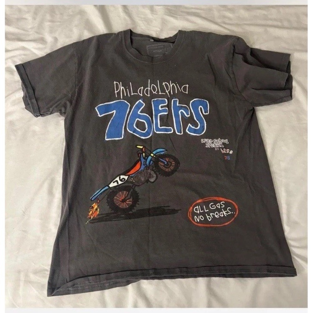 Philadelphia 76'ers NBA Medium Basketball T Shirt Mens After School Special